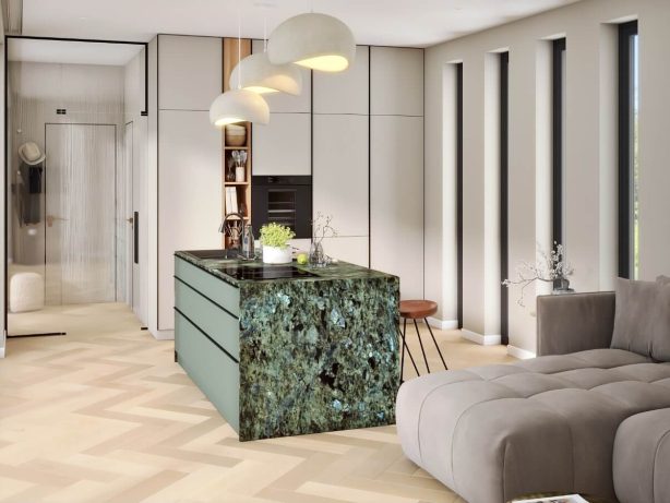 design interior insula bucatarie